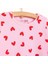 Kaşkorse Uzun Kol Kalp Desen Pijama Takımı 3