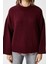 Pntrst Bordo Bisiklet Yaka Oversize Triko Kazak 3
