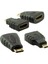 HDMI Kablo 1.5 Metre 3lü Set (Mıcro HDMI Hdmı*mini HDMI Hdmı) (4835) 2