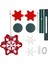 Dıy Bozuk Para Cüzdanı Yapma Seti, Dıy Noel Kar Tanesi Deseni, Kırmızı (Yurt Dışından) 2