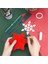 Dıy Bozuk Para Cüzdanı Yapma Seti, Dıy Noel Kar Tanesi Deseni, Kırmızı (Yurt Dışından) 3