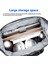 Çok Katmanlı Iş Omuz Çantası, Erkek Iş Gezisi Büyük Kapasiteli Evrak Çantası Crossbody Çanta (Yurt Dışından) 4