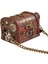 Zincir Ahşap Kutu ile Vintage Stil Çanta Küçük Punk Dişliler Gotik Kadınlar Kahverengi 8X6.5X6CM (Yurt Dışından) 1