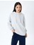 Kapüşonlu Kanguru Cepli Pamuklu Basic Sweatshirt 1