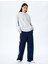 Kapüşonlu Kanguru Cepli Pamuklu Basic Sweatshirt 2