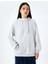 Kapüşonlu Kanguru Cepli Pamuklu Basic Sweatshirt 3