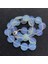 16X16MM Tarzı Opal Doğal Taş Yarı Değerli Taş, Kaplan Gözü Taş Oblate Boncuk, Moda Bayan Kolye, Yaklaşık 18 Inç, Boyut 16MM (Yurt Dışından) 1