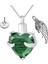 Ben Tarzım V Melek Kanatları ve 26 Harfler Kolye Anıt Külleri Urn Kolye Mayıs Birthstone Kristal Hatıra Kremasyon Külleri Urn Takı (Yurt Dışından) 1