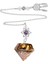 Carnelian Doğal Ametist Kolye Reik Mineraller Sarkaç David'in Yıldızı Dreamcatcher Kehanet Biolocation Meditasyon Aracı (Yurt Dışından) 5