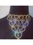 Gümüş Tarzı Yaprak Yeni Moda Rhinestone Kalp Yaka Kolye Takı Kız Için Tıknaz Bildirimi Büyük Önlük Gerdanlık Kolye Collier Boyun Aksesuarları (Yurt Dışından) 3