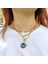Bir Stil No.4 Boyutu Kolye Renkli Kristal Boncuk Kolye Moda Kabuk Mektup Kolye Adı Gerdanlık Kadın Gökkuşağı Boyun Aksesuarları Takı (Yurt Dışından) 2