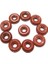 No.9 18MM Doğal Taş Kuvars Kristal Kaplan Gözü Çizgili Akik Çörek Charm Kolye Diy Takı Yapımı Için Kolye Aksesuarla (Yurt Dışından) 1