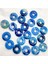 No.9 18MM Doğal Taş Kuvars Kristal Kaplan Gözü Çizgili Akik Çörek Charm Kolye Diy Takı Yapımı Için Kolye Aksesuarla (Yurt Dışından) 5