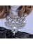 Gri Boho Etnik Büyük Önlük Maxi Gerdanlık Kadın Takı Hint Vintage Bildirimi Kristal Rhinestone Büyük Yaka Kolye Kız (Yurt Dışından) 4
