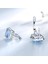 Topaz Umcho Lüks Nano Gök Mavisi Topaz Taş Klipsli Küpeler Takı Katı Terling Gümüş Küpe Kadınlar Için Doğum Günü Hediyesi (Yurt Dışından) 5