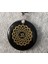 Hiçbiri Doğal Obsidyen Kolye Kolye Hayat Çiçeği Sihirli Daire Kehanet Sri Yantra Triqueta Metatrone Küpü Çok Boyutlu (Yurt Dışından) 5