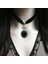 A2 Siyah Kadife Gerdanlık Kolye, Gotik Viktorya Dönemi Siyah Cameo (Yurt Dışından) 2