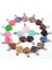 13X18MM.. Lot Doğal Taş Ay Kolye Charms Kolye Takı Yapımı Için Mix Kalp Yıldız Çapraz Ayağı Taş Hediyeler (Yurt Dışından) 5