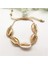 Altın Lüks Altın Gümüş Renk Cowrie Kabuk Gerdanlık Kolye Wome Için Moda Takı Boncuk Halat Zincir Kolye Bildirimi Collier (Yurt Dışından) 3