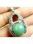 No.9 Doğal Taş Turkuaz Opal Kuvars Kristal Kaplan Gözü Yuvarlak Boncuk Ejderha Pençesi Wrap Kolye Diy Takı Yapımı Için Kolye (Yurt Dışından) 1