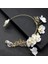 C Gelin Düğün Saç Aksesuarları Kristal Inci Bantlar Saç Vine Saç Süsleri Gelin Nedime Headdress Hairband Takı (Yurt Dışından) 5
