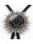 No.5 Boyutu Bolo Yeni Varış Siyah Sihirli Pentagram Bolo Kravat Trendy Steampunk Pentagram Cam Kubbe Slayt Kolye Kovboy Bolo Kravat (Yurt Dışından) 3
