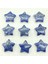 No.17 Doğal Taş Taş Kuvars Kristal Pentagram Beş Köşeli Yıldız Şekli Diy Takı Yapımı Için Hiçbir Delik Ev Dekor Aksesuarla (Yurt Dışından) 1