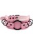 Pembe Goth Siyah Deri Gerdanlık Kolye Yaka Kızlar Için Bayan Gerdanlık Boyun Kemer Kayışı Cosplay Aksesuarları (Yurt Dışından) 1