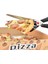 Açık Gri Tarzı Zza Veya Kesici Paslanmaz Çelik Veya Ayrılabilir Spatula ile Kesilmiş Pizza Ev Mutfak Yemek Bar Aletleri (Yurt Dışından) 4