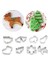 1 Adet Büyük Xms Ağacı Stili 1 Adet Paslanmaz Çelik Noel Çerez Kesici Bisküvi Kalıbı Kek Kalıbı Noel Tema Pişirme Aracı Kar Tanesi Noel Baba Zencefilli Kurabiye Adam (Yurt Dışından) 3