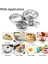 12 Adet Renkli Set Stili Adet Yuvarlak Kurabiye Bisküvi Kesici Seti Daire Pasta Kalıp Formları Donut ve Çörek Yapımı Için Kalıp Formu Fondan Aletleri (Yurt Dışından) 3
