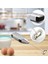 Gümüş Tarzı 1 Adet Mini Kolu Elektrikli Karıştırıcı Pratik Sütlü Içecek Kahve El Çırpma Mikser Elektrikli Yumurta Çırpıcı Frother Foamer Mutfak Aracı (Yurt Dışından) 5