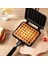 Waffle Pişirme Tavası Yapışmaz Çift Taraflı Waffle Pişirme Kalıbı Tava Pişirme Araçları Yumurta Waffle Koni Makinesi Kek Fırını Kahvaltı Makinesi (Yurt Dışından) 2