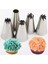 Menekşe Tarzı 6 Adet Çiçek Yaprağı Krem Ipuçları Paslanmaz Çelik Buzlanma G Nozulları Fondan Kek Dekorasyon Memesi Cupcake Dekorasyon Pasta Aracı (Yurt Dışından) 1