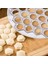 9.5cm -C Stili Börek Kalıbı Köfte Makinesi Mantı Alüminyum Kalıp Mantı Köfte Haddelemeli Pasta Yapımı Börek 37 Delikli (Yurt Dışından) 4