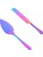 Gökkuşağı Tarzı Paslanmaz Çelik Kek Kürek Kesici Set Peynir Pizza Pasta Pasta Spatulaları Sunuculu Altın Ekmek Bıçağı Pişirme Pişirme Aracı (Yurt Dışından) 1