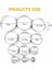 Gümüş Tarzı Paslanmaz Çelik Kenar Yivli Yuvarlak Kurabiye Bisküvi Kesici Seti Ece Dereceli Yüzük Ölçüleri (Yurt Dışından) 4