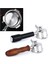 Dipsiz C1 Kayın Tarzı Delonghi Ec Paslanmaz Çelik Çift Ağızlı Ahşap Saplı Kahve Aksesuarları Için 51MM Portafilter Espresso Makinesi Aksesuarı (Yurt Dışından) 4
