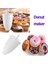 Beyaz Stil Plastik Donut Maker Dispenser Donut Maker Artefakt Fry Donut Kalıp Waffle Donut Insan Yapımı Kek Kalıbı Mutfak Pasta Aracı (Yurt Dışından) 4