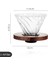 Filtre CUP022 Stili Hzsh Ceramicwood Kahve Damlatıcı Yeniden Kullanılabilir Filtreler V60 Cam Cam Kahve Filtresi Yeniden Kullanılabilir Kahve Filtreleri Kahve Araçları (Yurt Dışından) 1
