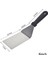 6 Inç Tarzı 304 Paslanmaz Çelik Düz Üst Izgara Profesyonel Izgara Spatula ve Kazıyıcı Set Flipper Kalbur Aksesuar Alet Kiti Mutfak Barbekü (Yurt Dışından) 1