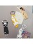 No.6 Tarzı Manyetik Buzdolabı Şişe Açacağı Karikatür Akita Boğa Güreşi Kedi Köpek Bira Şişe Açacağı Ccat Manyetik Buzdolabı Dekorasyonu (Yurt Dışından) 3