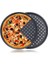 24.5cm Tarzı cm Karbon Çelik Yapışmaz Pizza Fırın Tepsisi Örgü Tepsi Plakası Yuvarlak Derin Dzza Pan Tepsi Kalıbı Bakeware Pişirme Aracı Yenı (Yurt Dışından) 3