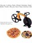 Menekşe Tarzı Bisiklet Pizza Kesici Bisiklet Tekerlek Pizza Doğrayıcı Bisiklet Silindir Pizza Dilimleyici Pizza Kesme Bıçakları Mutfak Aleti (Yurt Dışından) 5
