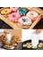Beyaz Stil Donut Maker Diy Donut Yapımı Hafif Artefakt Yaratıcı Hızlı Kolay Waffle Donut Makinesi Pişirme Mutfak Dıy Tatlı Pişirme Aracı (Yurt Dışından) 2