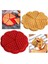 Turuncu Tarzı Waffle Kalıbı Silikon Waffle Pişirme Kalıbı Makinesi Çikolata Pişirme Tepsisi Yuvarlak Yapışmaz Waffle Bisküvi Tavası Kek Yapımı Bakeware (Yurt Dışından) 2