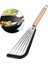 7HH1403353-BK Stili Silikon Kenarlı Paslanmaz Çelik Fatula Mutfak Oluklu Spatula Turner (Yurt Dışından) 3