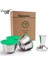 2 Adet Kapsül Tarzı Kapsülon Paslanmaz Çelik Metal Kapsül Bölmesi Dolce Gusto ile Uyumlu Makine Doldurulabilir Yeniden Kullanılabilir Kapsül ve Kurcalama (Yurt Dışından) 2