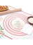Kırmızı 60X40CM Stili Silikon Pişirme Mat Pizza Hamur Makinesi Pasta Mutfak Aletleri Pişirme Araçları Gereçleri Bakeware Yoğurma Aksesuarları (Yurt Dışından) 5