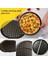 1 Adet 12 Inç Tarzı Yuvarlak Karbon Çelik Pizza Tavası Tepsisi Fda Yapışmaz Kaplamalı Pizza Fırın Tavası Delme Pizza Kalıbı Fırın Tepsisi Pişirme Aracı Bulaşık Pişirme (Yurt Dışından) 4